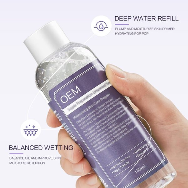 NIULOO Moisture-Preserving Toner 150ml | OEM/ODM Private Label Hydrating Facial Toner with Hyaluronic Acid & Aloe Extract | Wholesale Skincare Manufacturer - Image 2