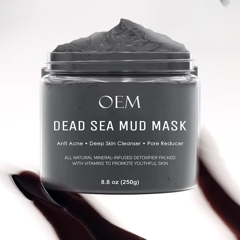 NIULOO Dead Sea Mud Mask 250g | OEM/ODM Private Label Natural Mineral Detox Face Mask | Anti-Acne, Deep Cleansing & Pore Minimizing Clay Treatment - Image 2