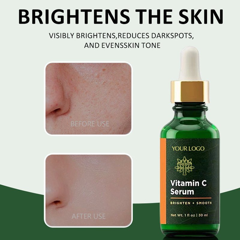NIULOO Vitamin C Serum 30ml | OEM/ODM Private Label Brightening & Hydrating Facial Serum with Niacinamide & Hyaluronic Acid | Skincare Manufacturer Wholesale - Image 3