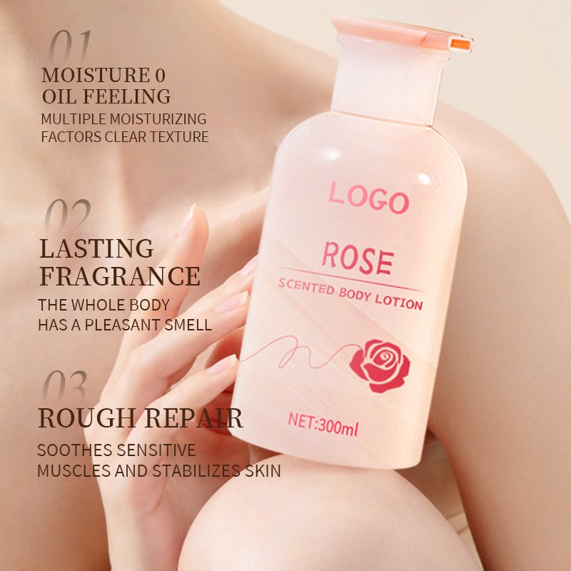NIULOO Rose Scented Body Lotion | OEM/ODM Private Label Moisturizing & Fragrant Body Care | Wholesale Skin Nourishing Lotion - Image 4