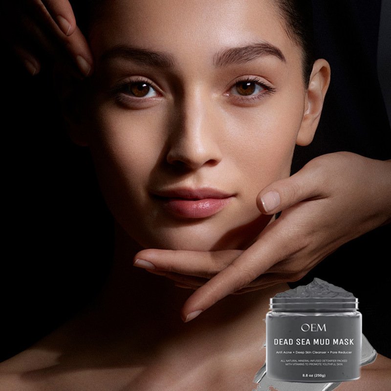 NIULOO Dead Sea Mud Mask 250g | OEM/ODM Private Label Natural Mineral Detox Face Mask | Anti-Acne, Deep Cleansing & Pore Minimizing Clay Treatment - Image 4