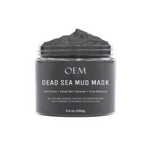 NIULOO Dead Sea Mud Mask 250g | OEM/ODM Private Label Natural Mineral Detox Face Mask | Anti-Acne, Deep Cleansing & Pore Minimizing Clay Treatment