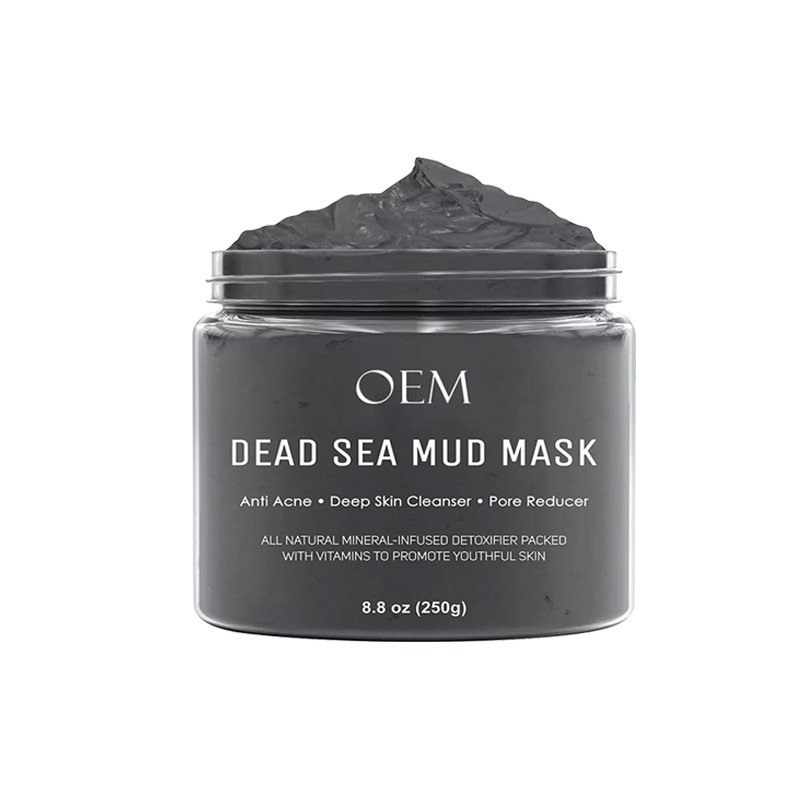 NIULOO Dead Sea Mud Mask 250g | OEM/ODM Private Label Natural Mineral Detox Face Mask | Anti-Acne, Deep Cleansing & Pore Minimizing Clay Treatment
