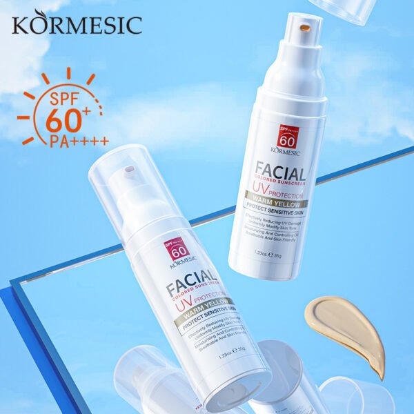 KORMESIC Face Tinted Sunscreen Refreshing Non-Greasy Manufacturer Wholesale Private Label - Image 3