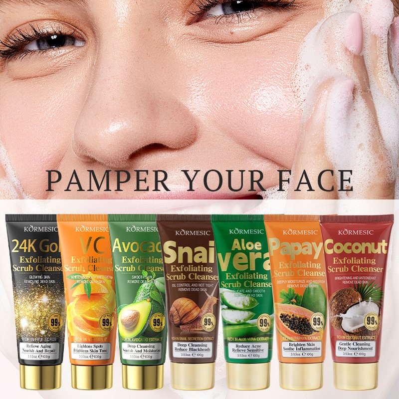 KORMESIC Botanical Scrub Cleanser Series Products Manufacturer Wholesale OEM Private Label - Image 3