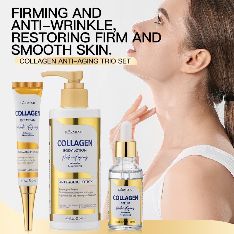 KORMESIC Collagen Body Lotion & Serum & Eye Cream Manufacturer Wholesale OEM Private Label - Image 2