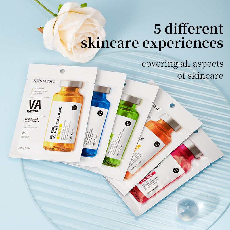 KORMESIC Mask Hyaluronic Acid & Vitamin C & Retinol & Ceramide & Salicylic Acid Hydrating Mask Manufacturer Wholesale OEM Private Label - Image 2