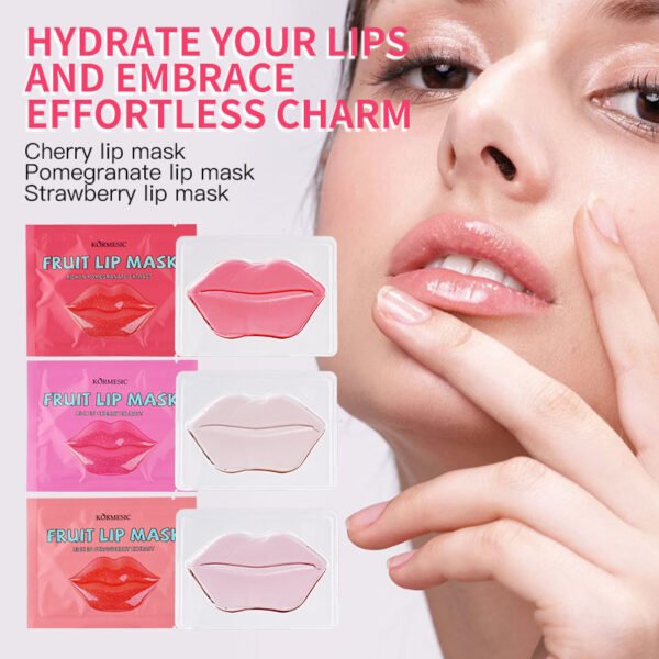 KORMESIC Lip Line Reducing and Hydrating Fruit Lip Mask Manufacturer Wholesale OEM Private Label - Image 2