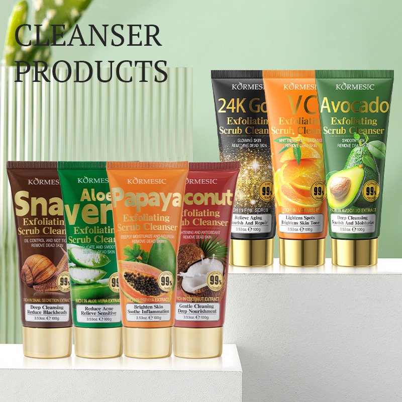 KORMESIC Botanical Scrub Cleanser Series Products Manufacturer Wholesale OEM Private Label - Image 4