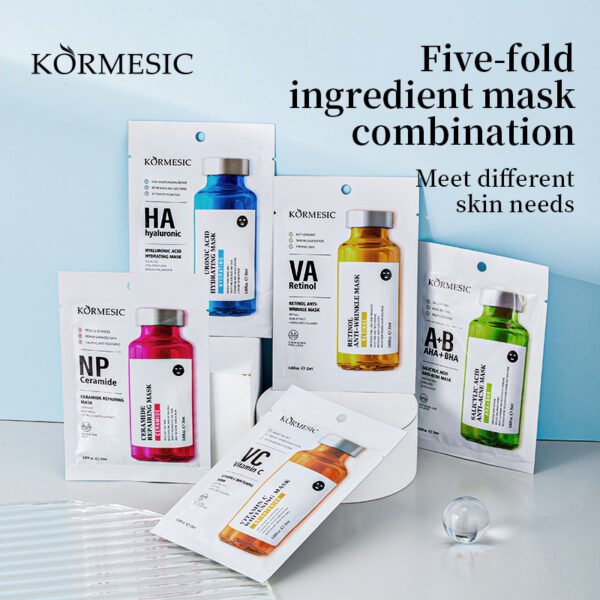 KORMESIC Mask Hyaluronic Acid & Vitamin C & Retinol & Ceramide & Salicylic Acid Hydrating Mask Manufacturer Wholesale OEM Private Label