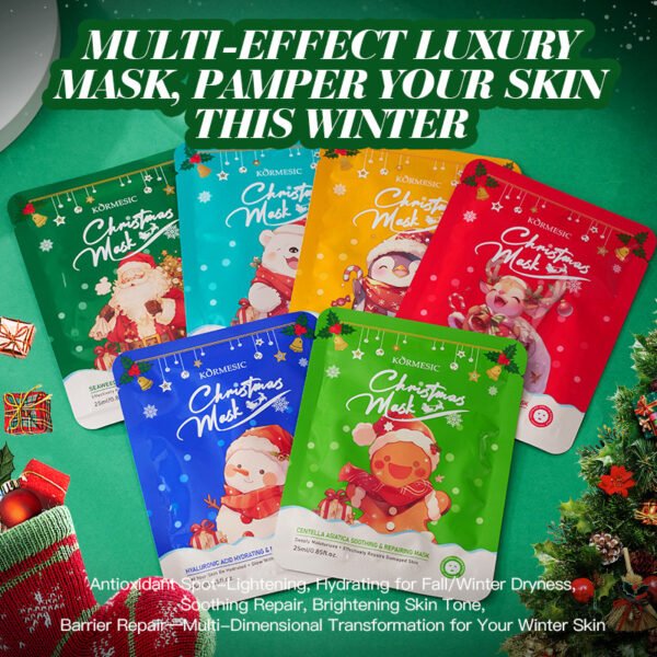 KORMESIC Christmas Series Brightening and Hydrating Mask Manufacturer Wholesale OEM Private Label