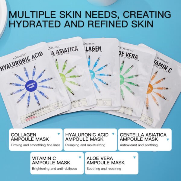 KORMESIC Hydrating Brightening Ampoule Mask Manufacturer Wholesale OEM Private Label - Image 4