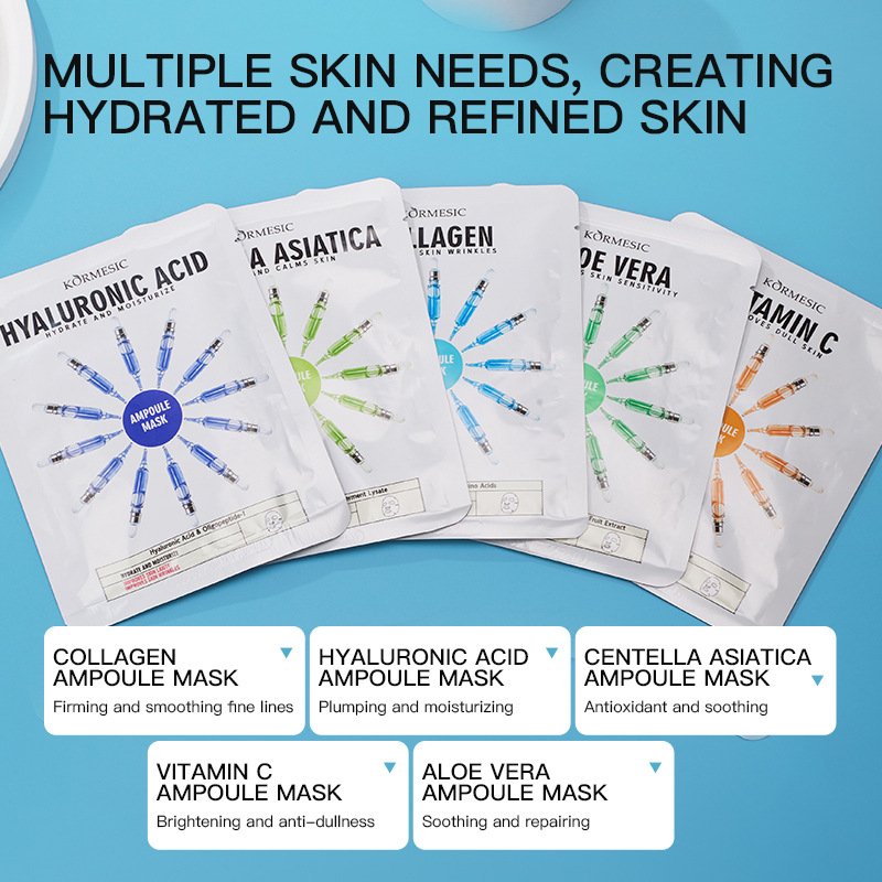KORMESIC Hydrating Brightening Ampoule Mask Manufacturer Wholesale OEM Private Label - Image 4