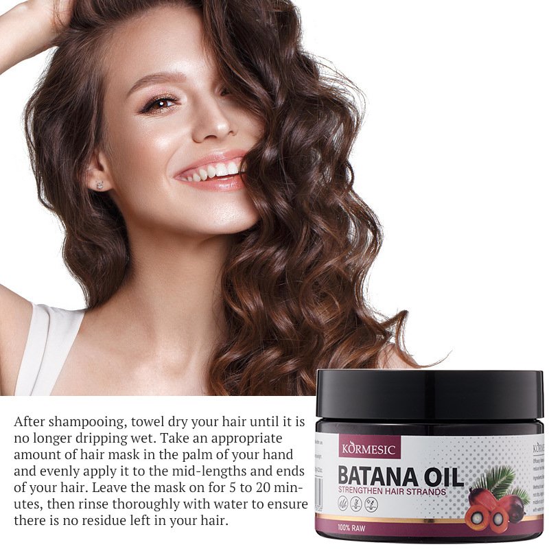 KORMESIC Batana Smooth and Volumizing Hair Mask and Hair Oil Manufacturer Wholesale OEM Private Label - Image 4