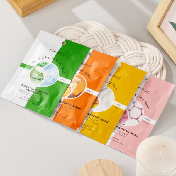 KORMESIC Hydrating Turmeric Aloe Vera Honey Facial Mask Manufacturer Wholesale OEM Private Label - Image 5