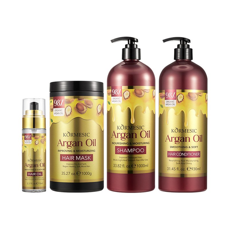 KORMESIC Argan Oil Conditioner, Shampoo, Conditioner, Hair Mask, 4-Piece Set - Manufacturer Wholesale OEM Private Label - Image 6