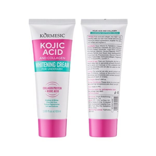 KORMESIC Brightening and Hydrating Kojic Acid Underarm Cream Manufacturer Wholesale OEM Private Label - Image 6