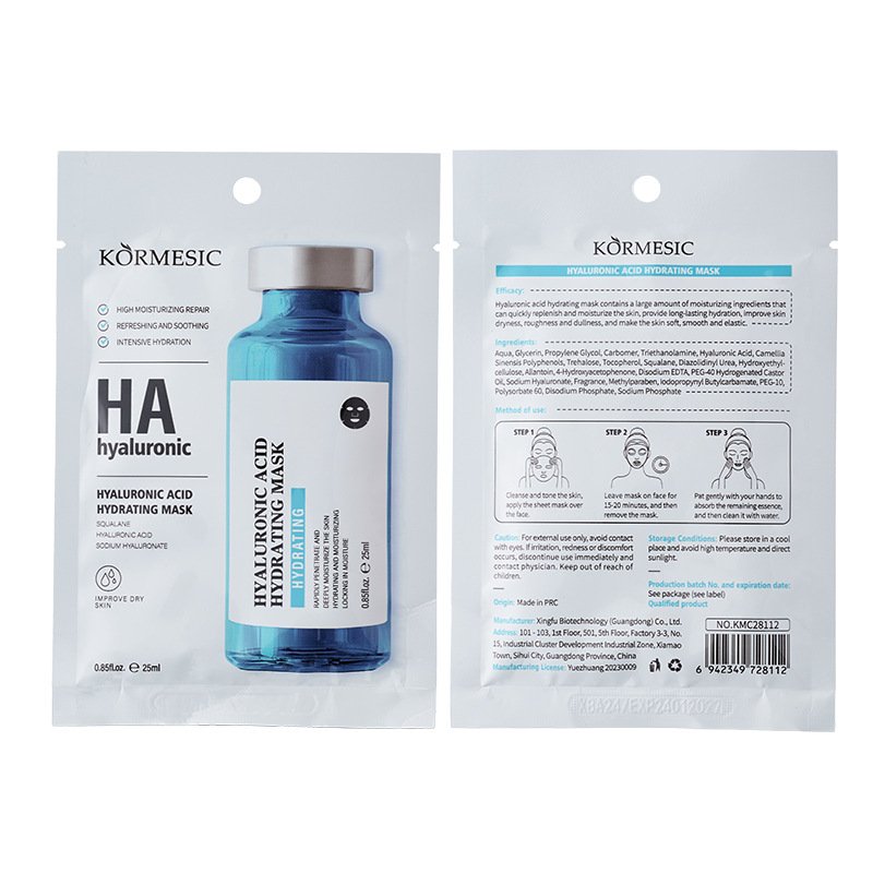 KORMESIC Mask Hyaluronic Acid & Vitamin C & Retinol & Ceramide & Salicylic Acid Hydrating Mask Manufacturer Wholesale OEM Private Label - Image 7