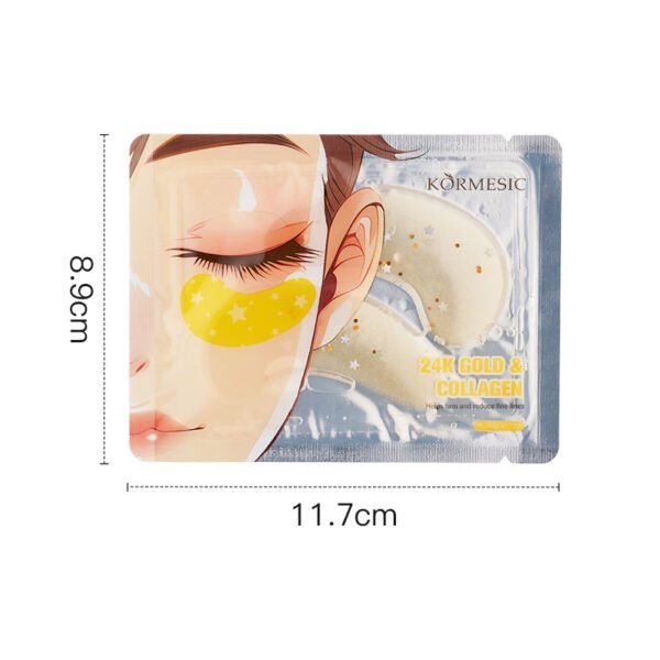 KORMESIC Collagen Firming Essence Eye Mask 24K Gold & Collagen Retinol & Bosin Snake Venom Peptide & Collagen Sodium Hyaluronate & Bifid Yeast Seaweed & Pearl Manufacturer Wholesale OEM Private Label - Image 7