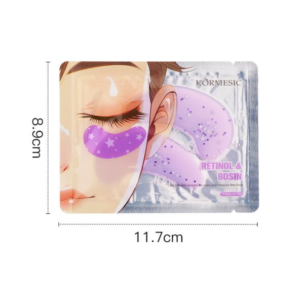 KORMESIC Collagen Firming Essence Eye Mask 24K Gold & Collagen Retinol & Bosin Snake Venom Peptide & Collagen Sodium Hyaluronate & Bifid Yeast Seaweed & Pearl Manufacturer Wholesale OEM Private Label - Image 8