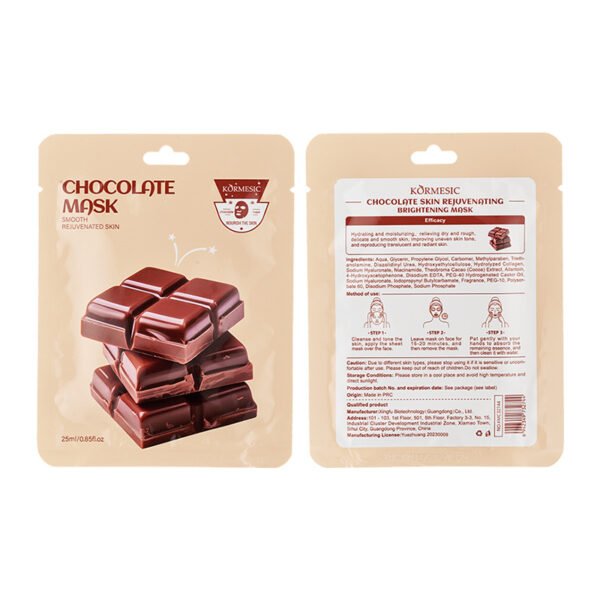 KORMESIC Candy Chocolate Facial Mask Manufacturer Wholesale OEM Private Label - Image 12