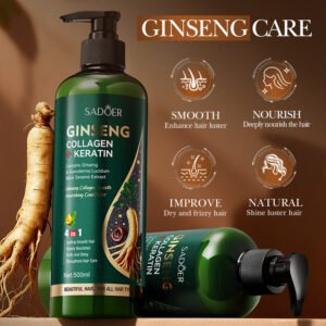 SADOER Ginseng Collagen Smoothing and Nourishing Hair Conditioner with Herbal Essence