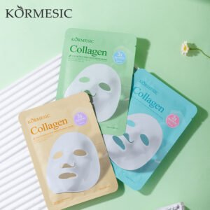 Wholesale KORMESIC Collagen Mask Set - 3 Types: Centella Tea Tree Soothing, Hyaluronic Acid B5 Hydrating, Niacinamide Vitamin C Brightening, 35ml Each, OEM/ODM Private Label, GMP Certified | KORMESIC